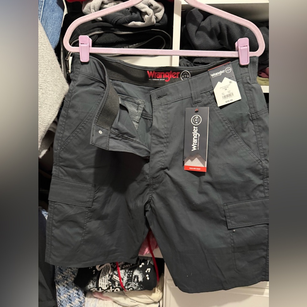 Wrangler ATG Men's Cargo Shorts - Black